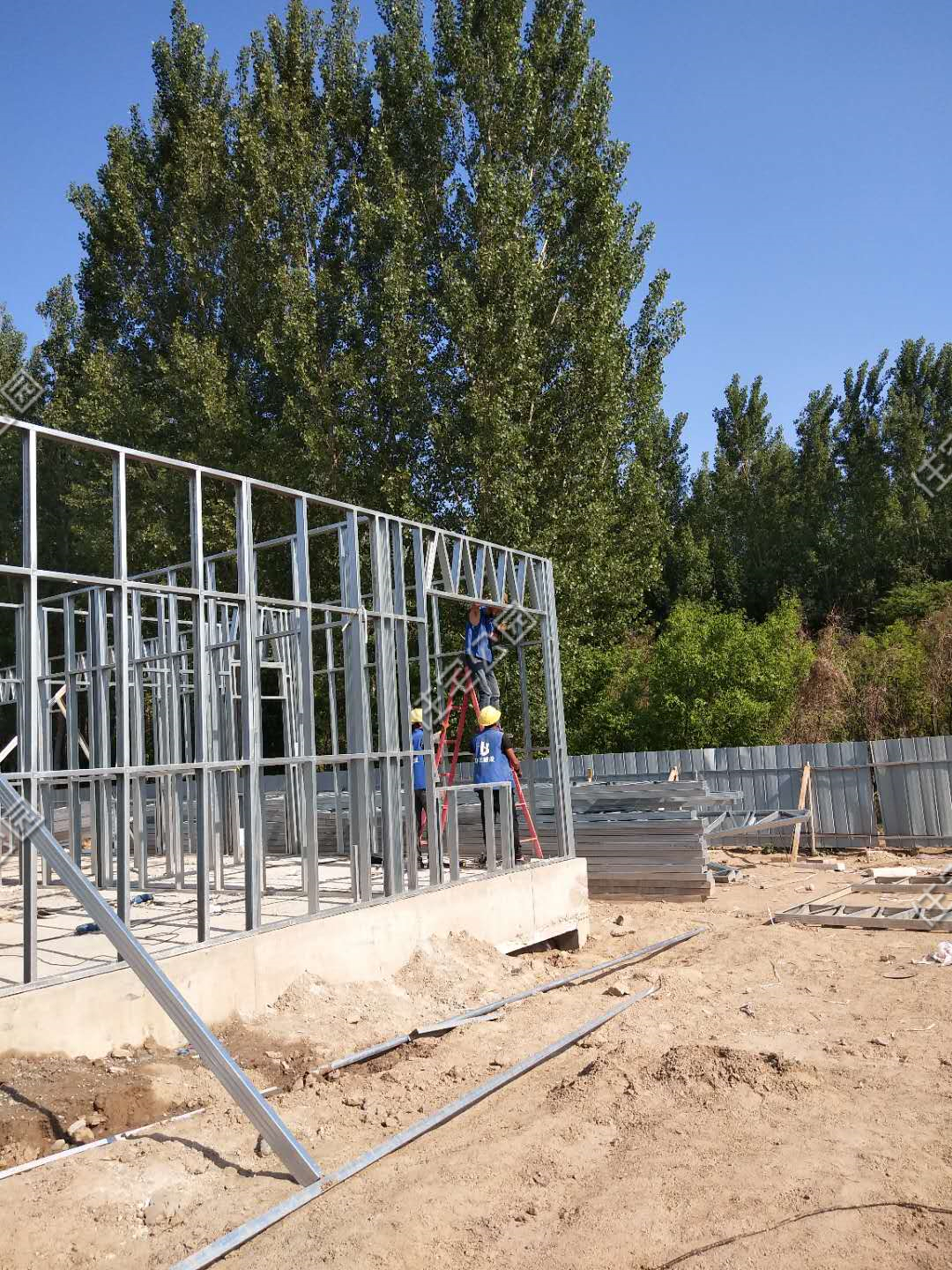 农村一层钢结构建造全过程,未来5年钢结构建房前景