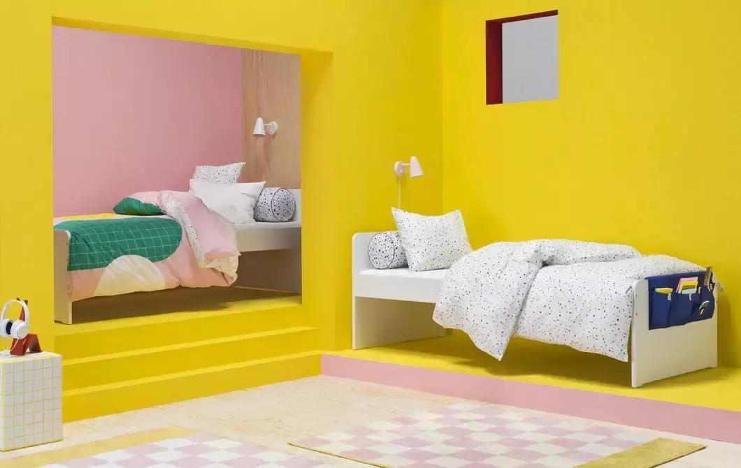 生了二胎都跟妈妈睡卧室如何布置,二胎房间两张床摆放