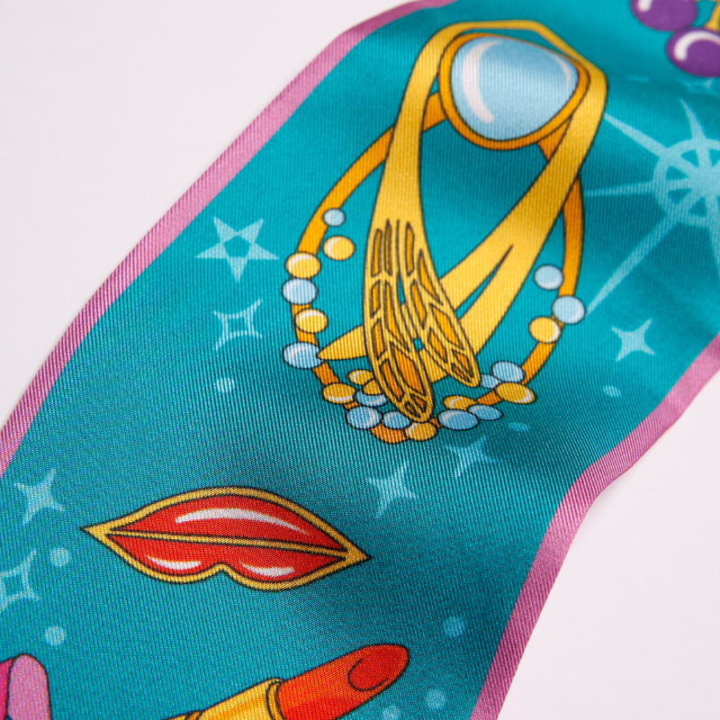 系围巾时髦,摩登复古优雅大气围巾