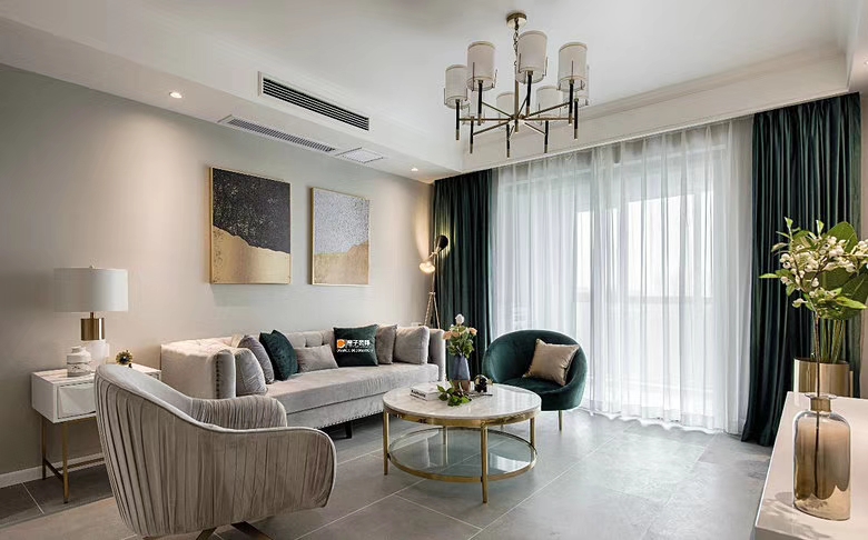 蒙自鹤立轻奢风格,蒙自鹤立装修设计