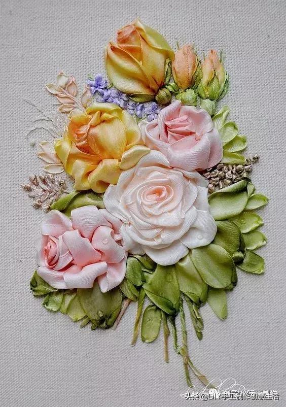 侗族刺绣与丝带绣,diy手工刺绣简单图案