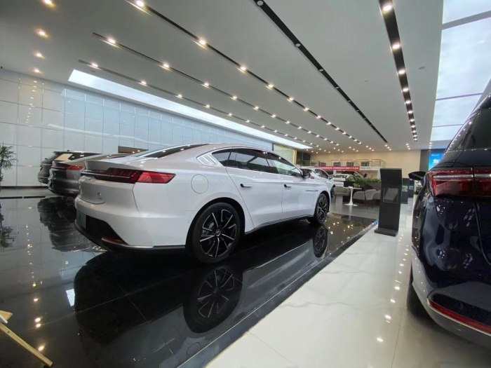 到店看艾力绅,比亚迪汉丹拿5g