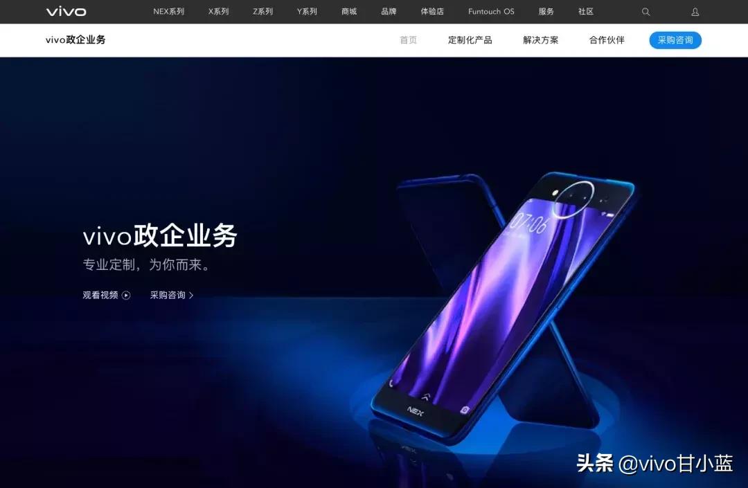 vivo政企业务,vivo行政服务平台