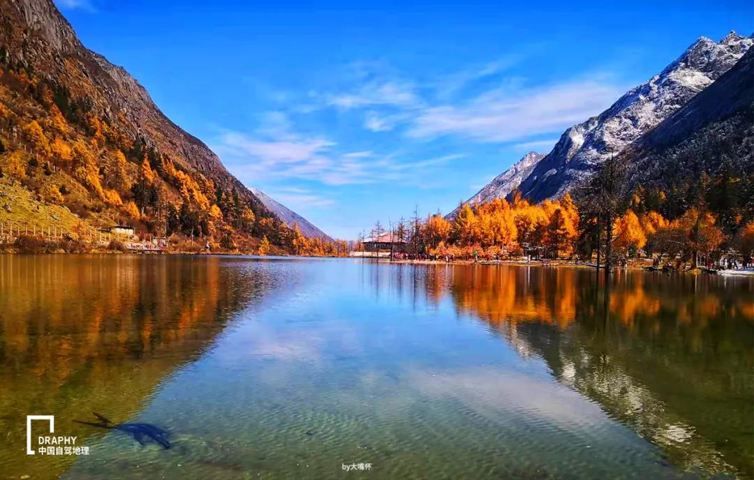 川西赏秋自驾游最佳路线图,川西最美秋色环线