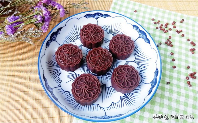 马蹄红豆糕低糖,老式东北无油红豆糕做法