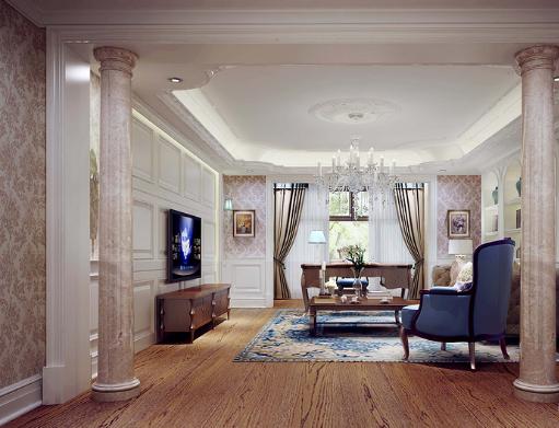 浪漫轻奢280平大平层,浪漫奢华法式装修