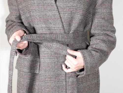 大衣腰带显瘦,大衣腰带的7种系法简单