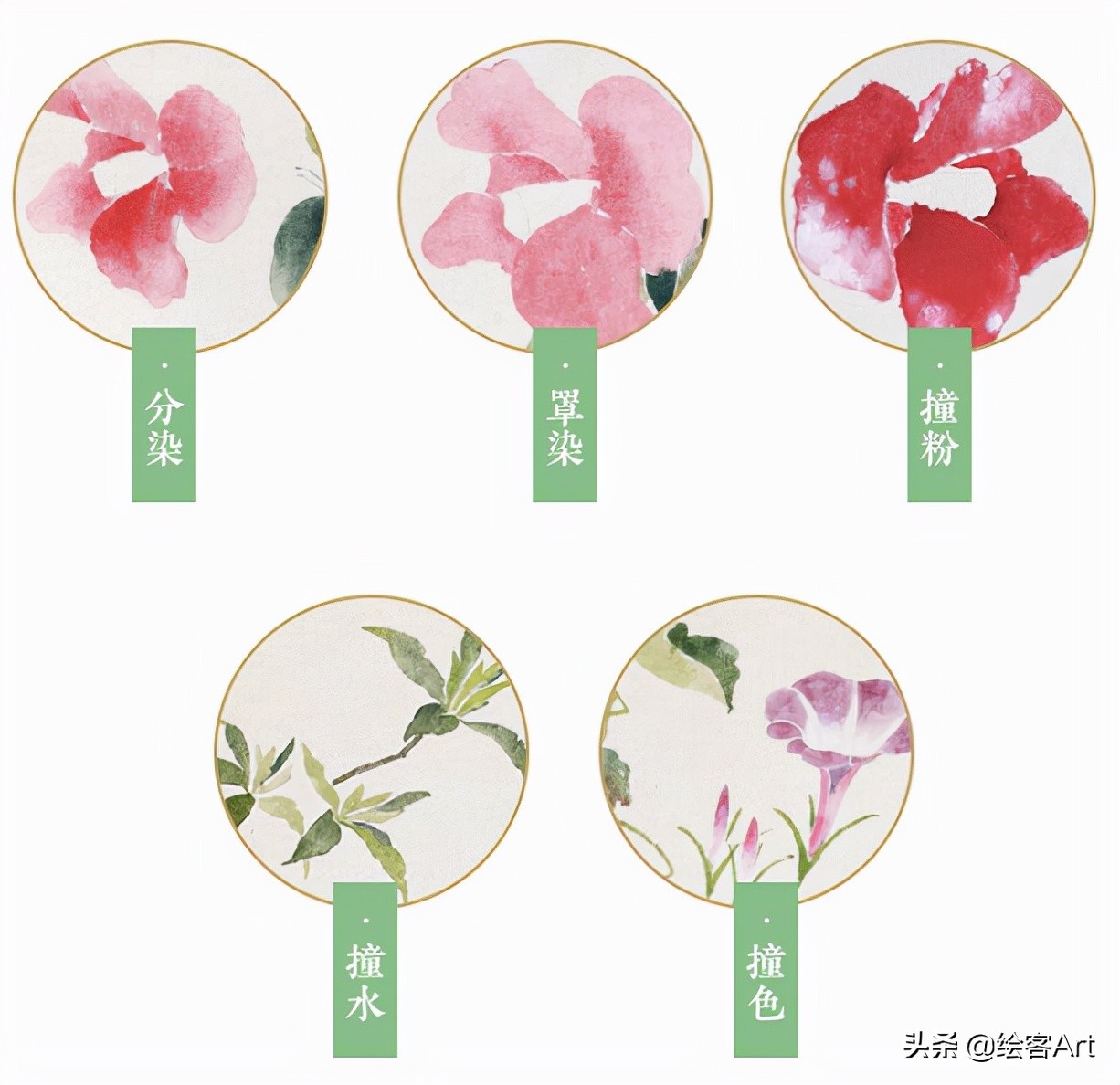 小清新写意国画,值得收藏的小写意国画