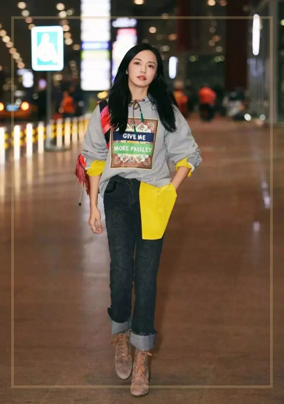 冬季加绒卫衣的王炸穿搭,卫衣秋款2022新款爆款