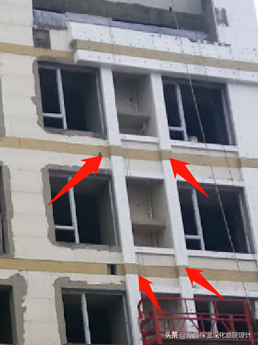 外墙保温板防火隔离带按什么标准,外墙保温防火岩棉隔离带