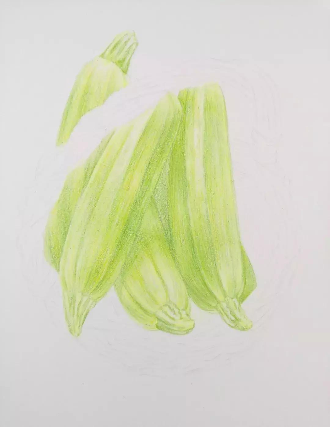 彩铅入门教学叠色,立体彩铅入门基础