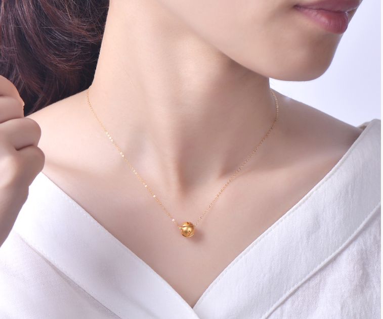 520走心礼物黄金吊坠,周大生黄金转运珠团购