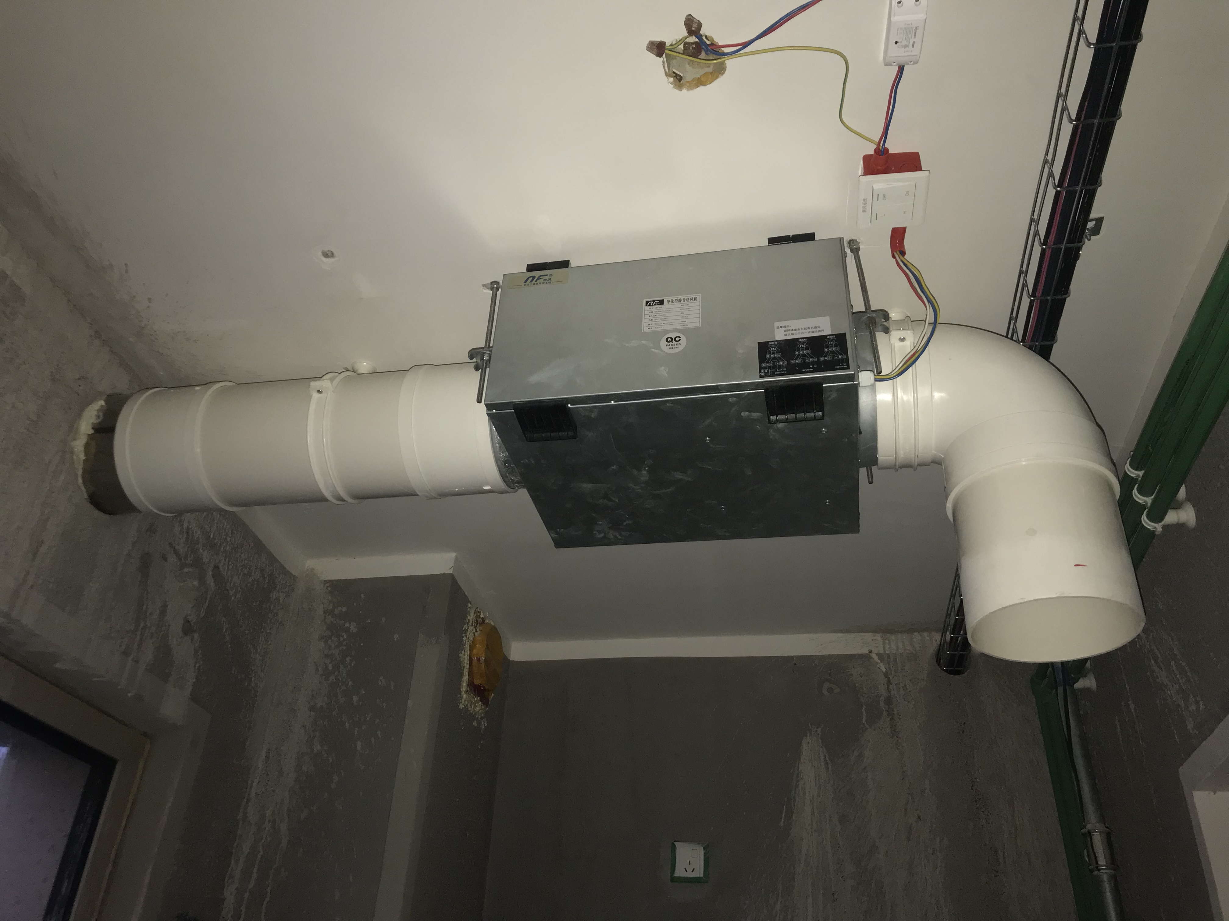 新风机pvc管道噪音大怎么办,新风系统如何降pvc管道噪音