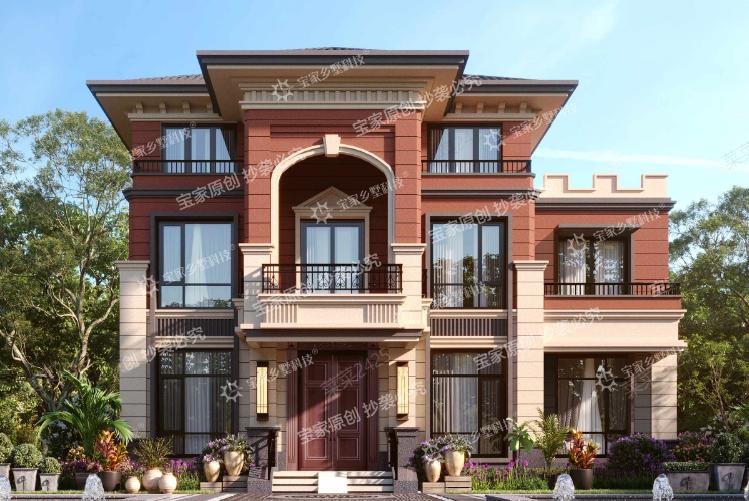 这栋和明信片一样美的乡村别墅样板间，会落在你家宅基地吗？