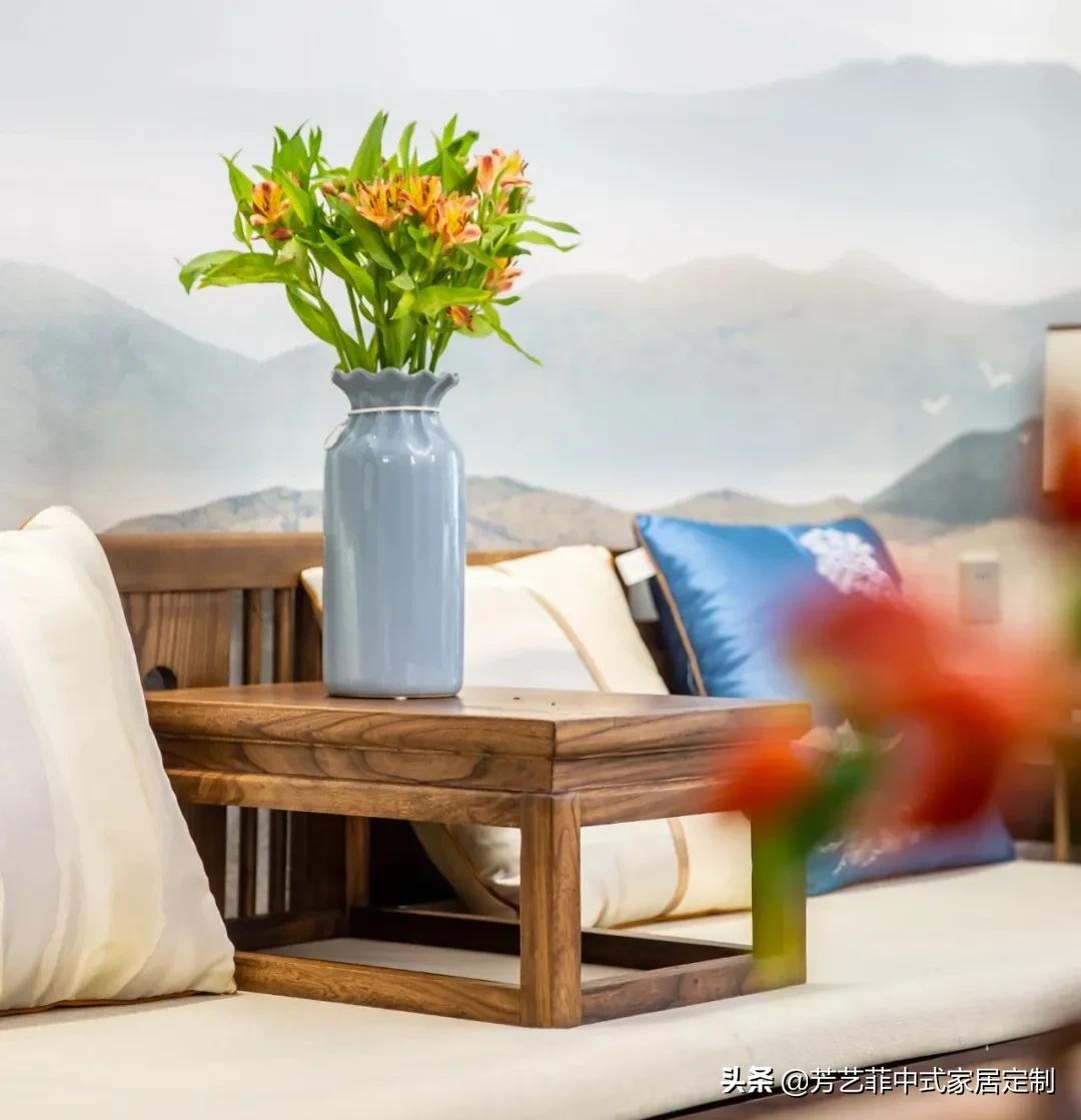 新中式家具简单大气图,新中式家具秀气