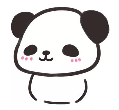 熊猫从台阶上滚下去的简笔画,熊猫简笔画简单又好看小视频