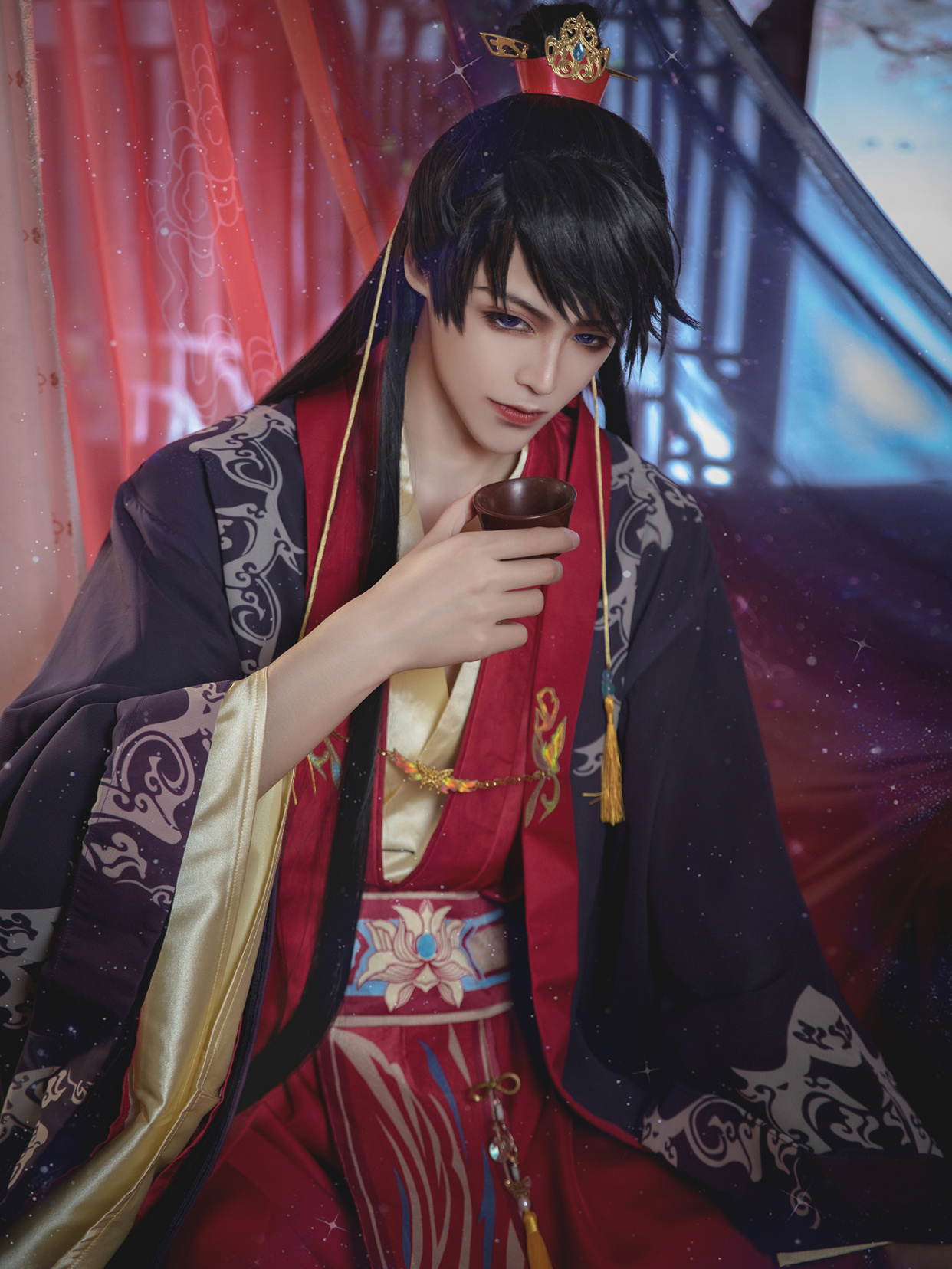 制作人白起cos图,恋与制作人白起官方cos