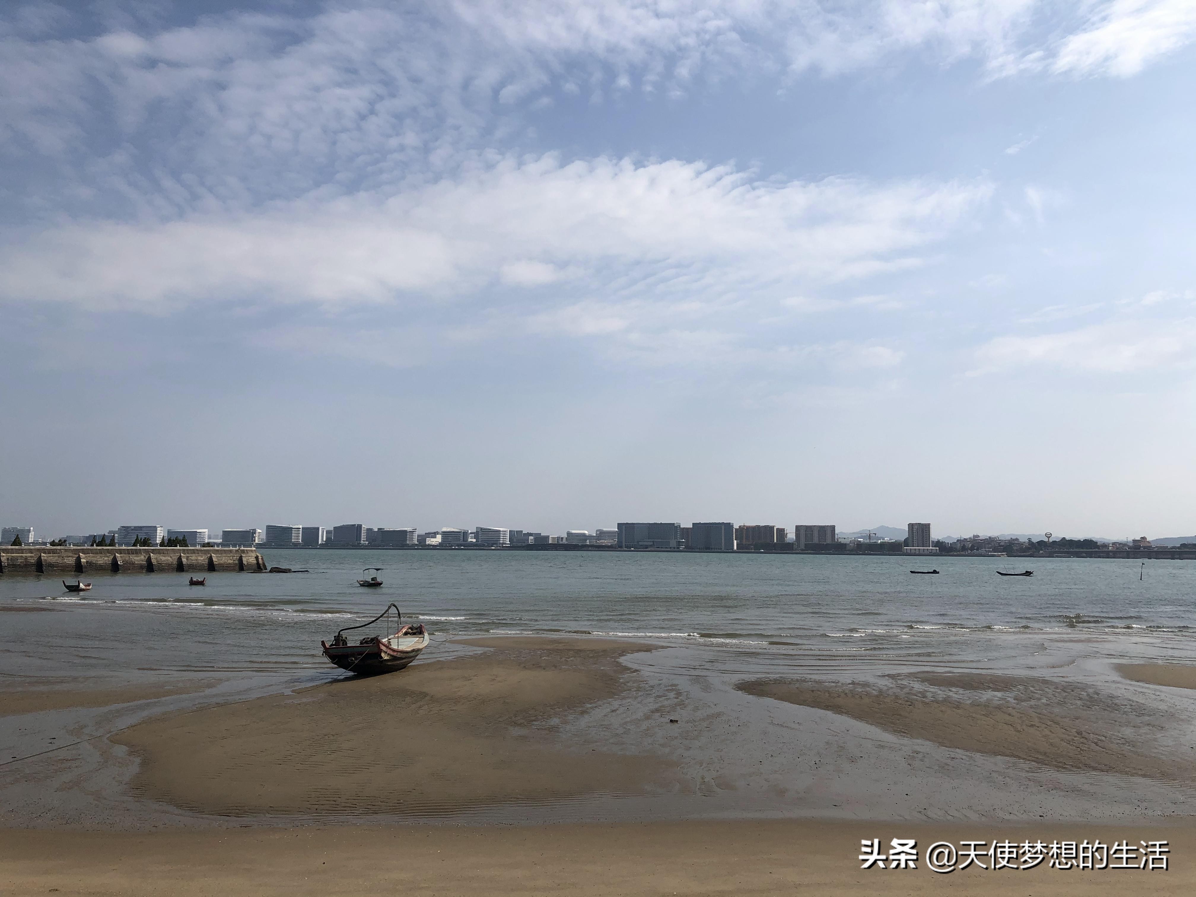 厦门白沙滩,厦门的碧水蓝天
