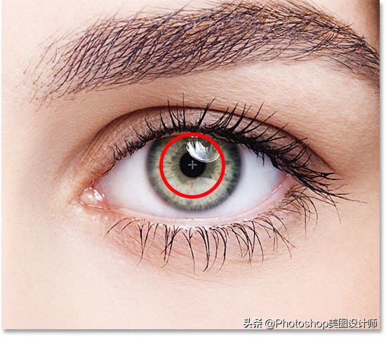 ps怎么制作美瞳花纹,ps如何改美瞳颜色