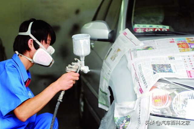 车喷漆完漆有颗粒,车辆喷漆有斑点