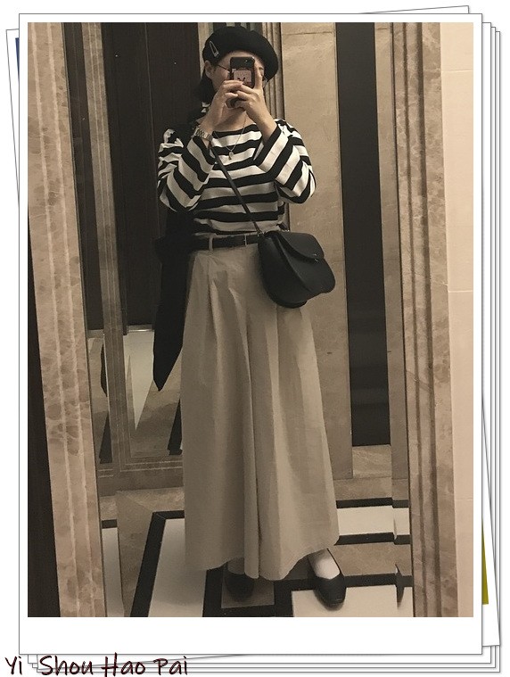 亚麻垂感裤搭配,杏色阔腿亚麻裤的搭配