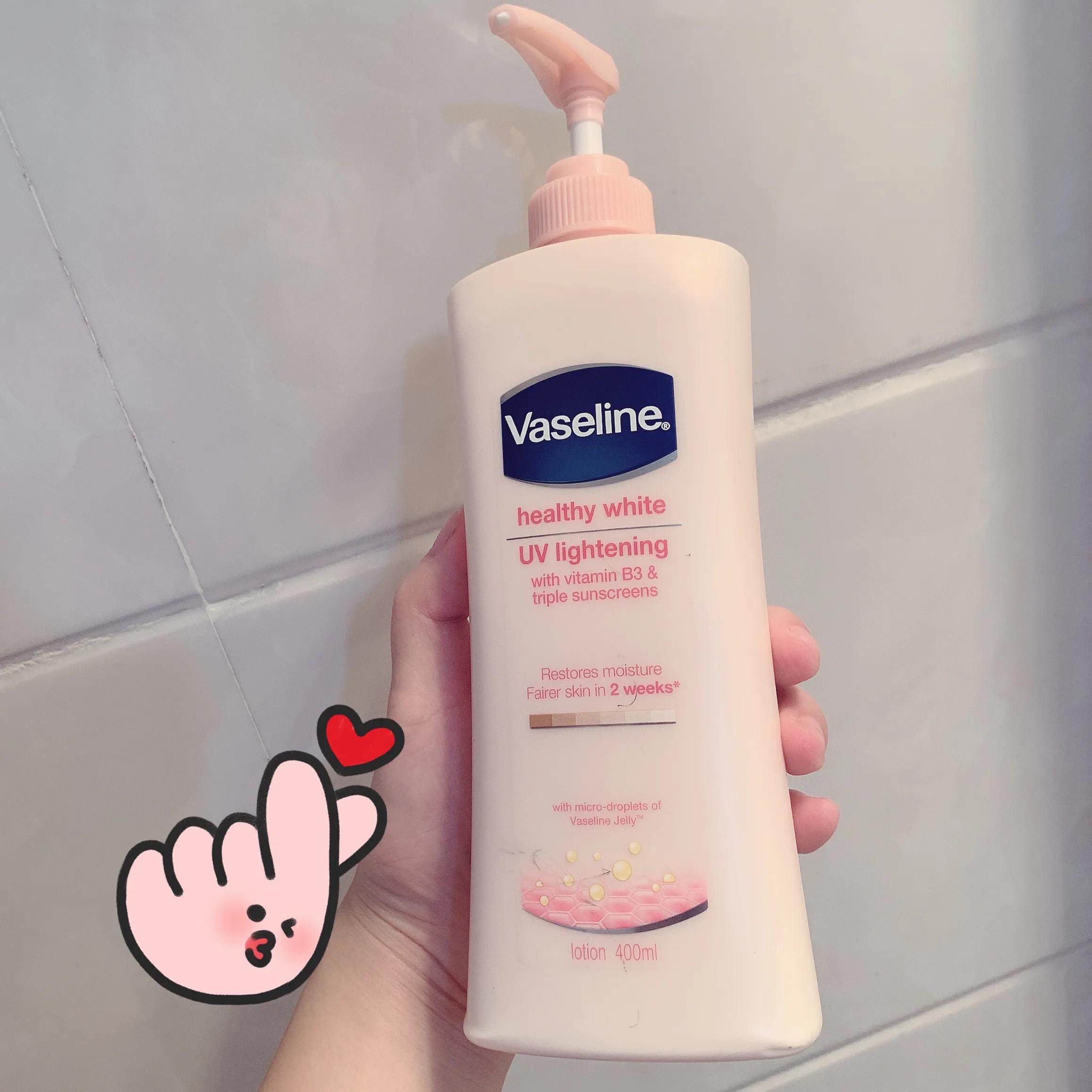 凡士林身体乳加丹尼尔美白精华,凡士林身体乳烟酰胺美白晚上用