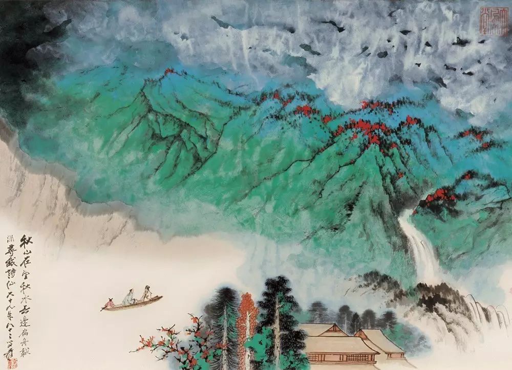 张大千经典十幅,张大千100幅经典作品