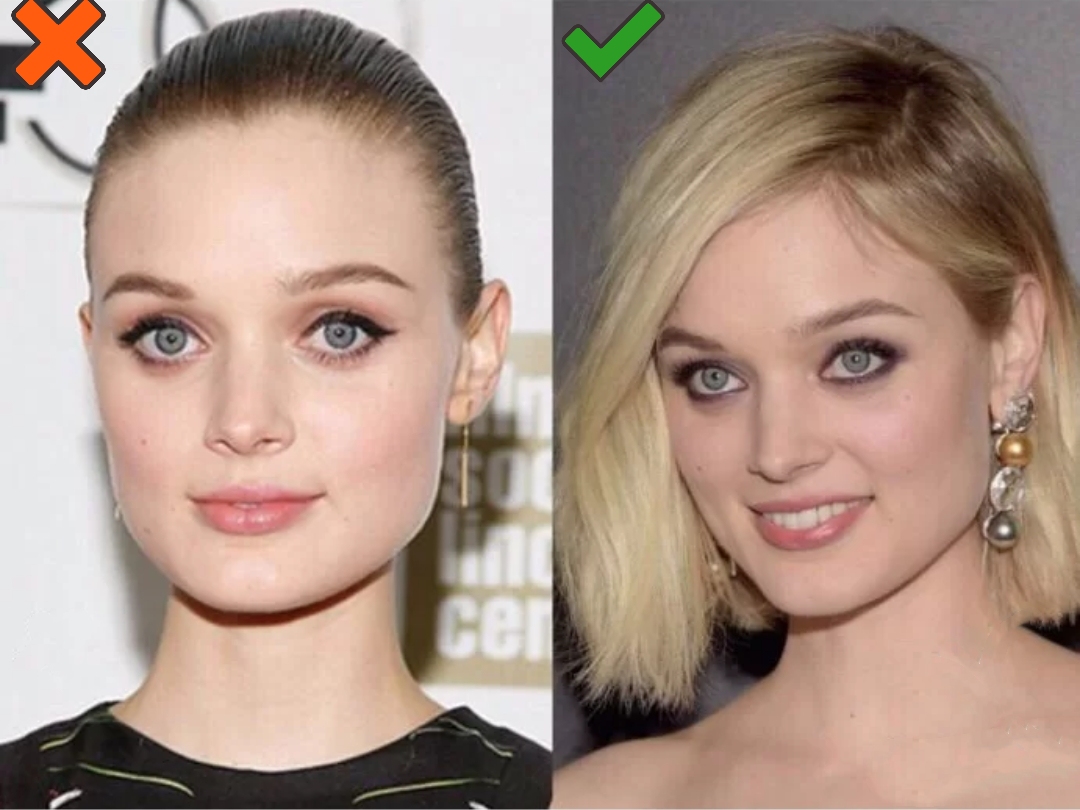 方形脸真的不适合黑长直吗,方形脸不好看吗