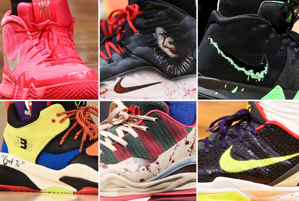 nba球员上脚便宜又好穿的实战球鞋,一周nba赛场8双定制球鞋合集