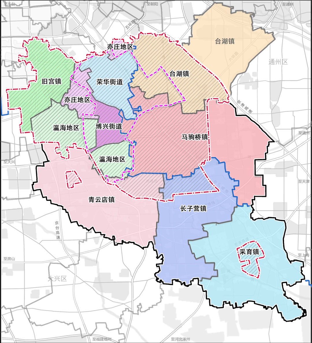 人大附中和北京二中亦庄学校,人大附亦庄新城校区划片