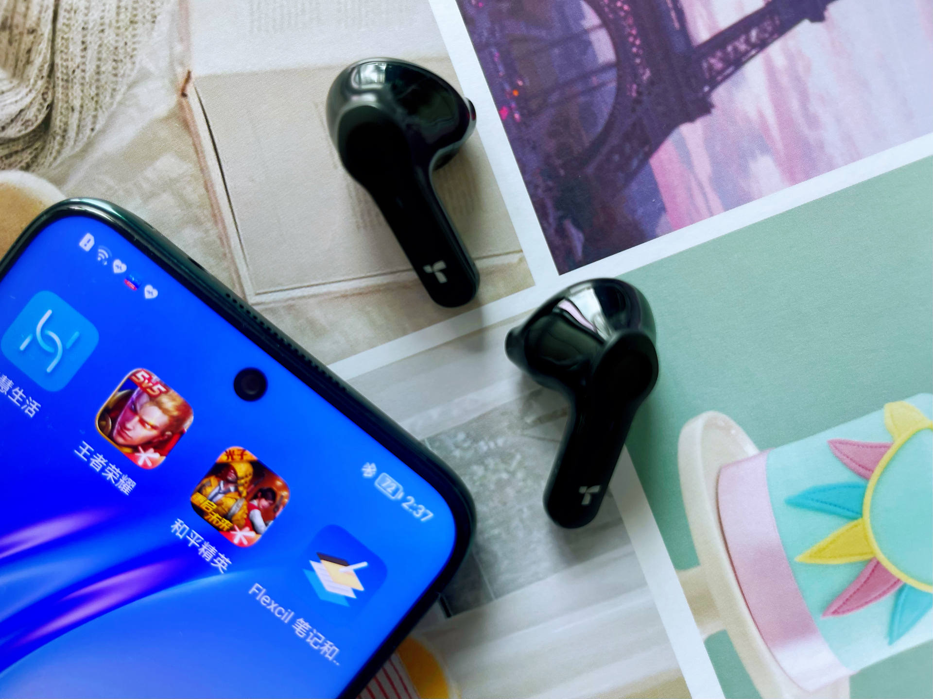 图拉斯真无线蓝牙耳塞防水,仿生耳机