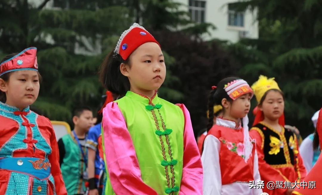 凝聚民族情JING娃展风采二七区外小2019年民族体育运动会