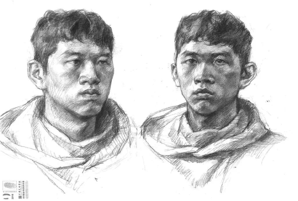 2018年国美色彩高分卷,国美素描高分