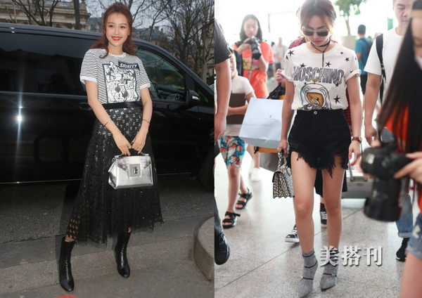 设计感百搭卡通印花t恤女,t恤少女款2022款洋气时尚