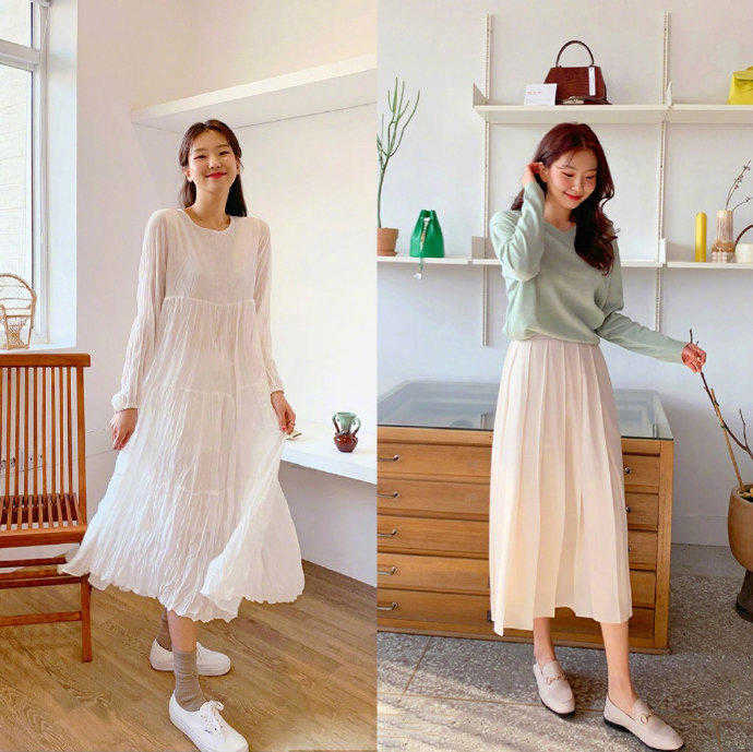 春天穿的小清新套装,适合春天穿的套装女