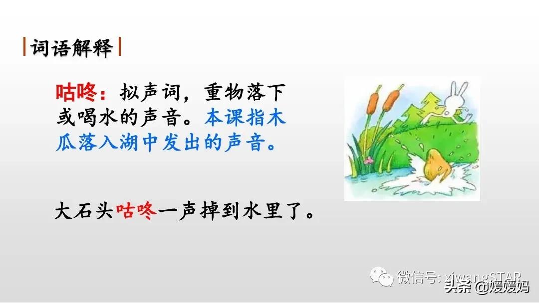 一年级下册20课咕咚,小学一年级语文下册咕咚视频