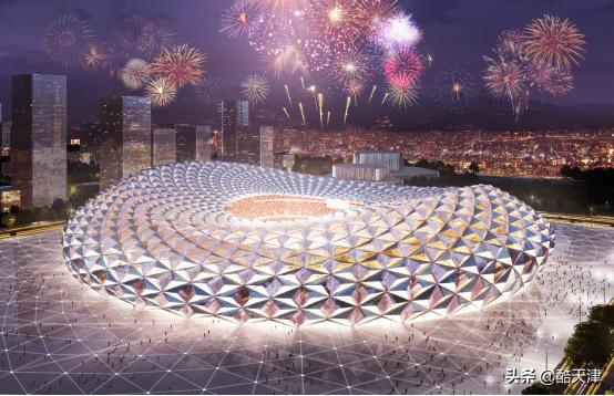 中国广州恒大足球场视频,恒大中国风足球场图片