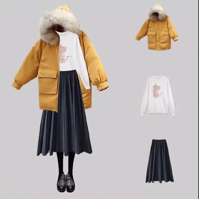 2020年裤子过时了，最美“外套+裙子”搭配，过年回家穿美翻了