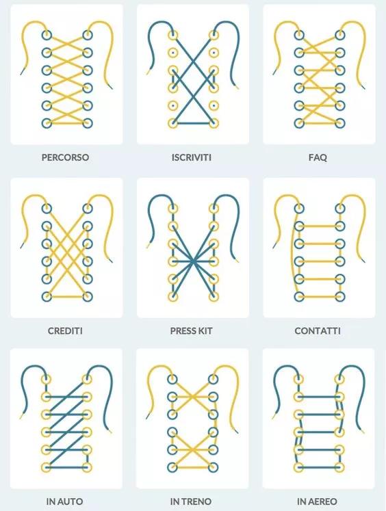 adidasozweego花式鞋带系法,几十种系鞋带的方法