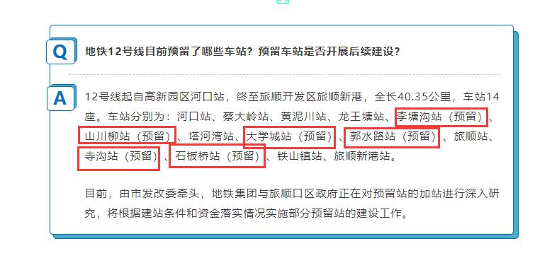 旅顺12号线郭水路站,大连地铁1号线附近新楼盘