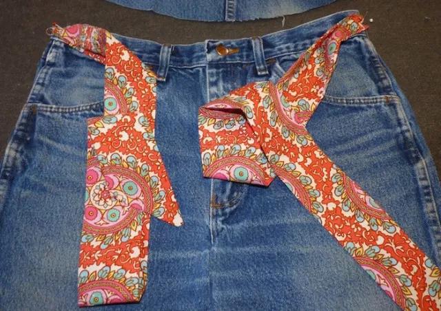 旧牛仔裤改造围裙大全步骤,旧牛仔裤改造围裙步骤