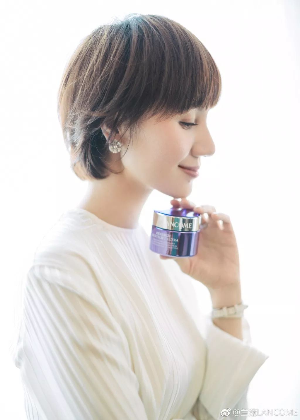 兰蔻明星大红瓶,明星同款兰蔻口红