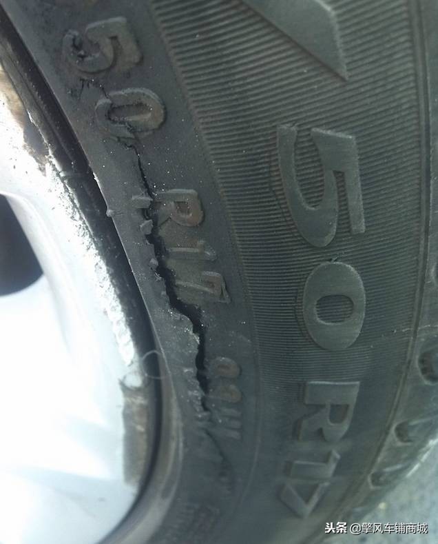 货车轮胎侧面破损如何修复,宝马防爆轮胎侧面破损