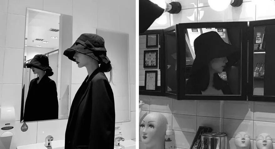 显脸小短发渔夫帽,适合短发的渔夫帽