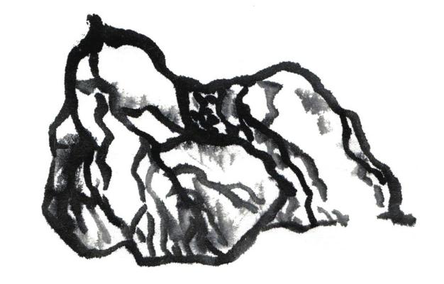 山石的常用皴法,山石的各种皴法介绍