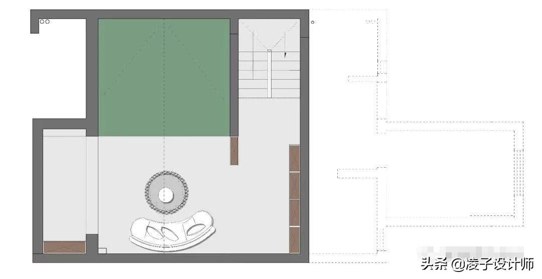 小户型三层复式极简,三层复式住宅