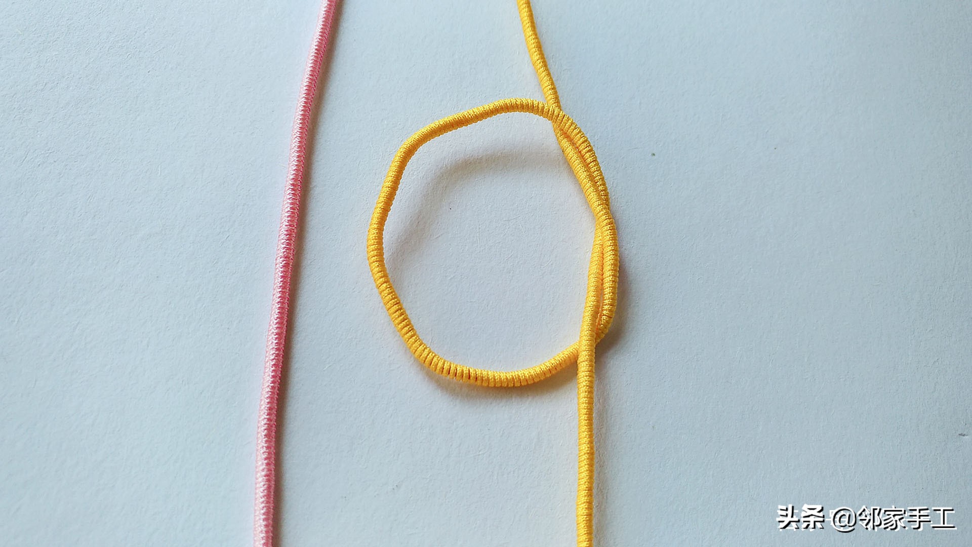 同心结曼陀罗结编法教程慢动作,曼陀罗同心结手绳半成品