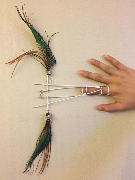 让翅膀在指尖上舞动：用铁丝制作在指尖扇动的小机械