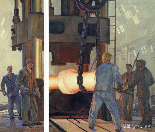 苏联人民艺术家,苏联画家亚历山大杰伊涅卡