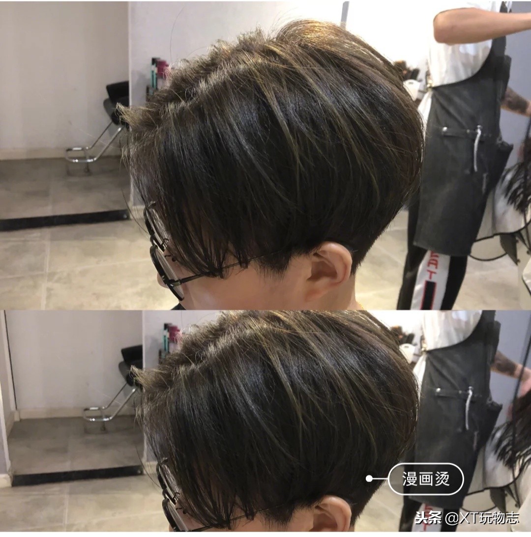 男士潮流卷发发型,女士剪个潮流的男士发型